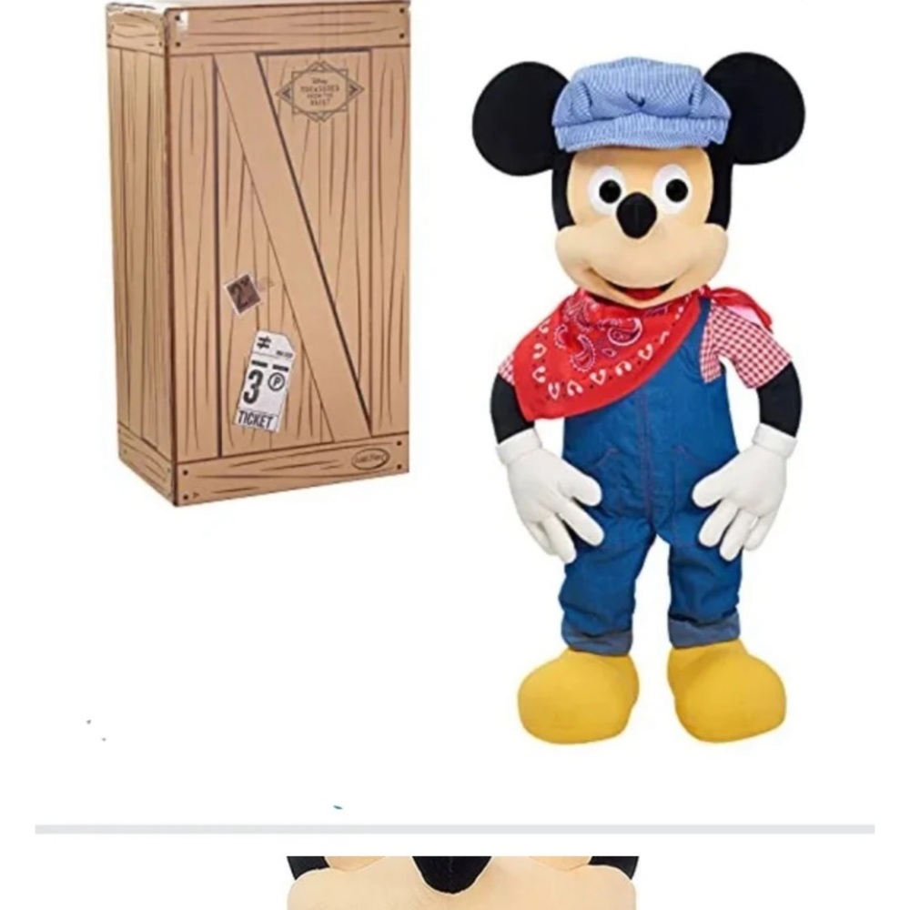 Treasures Of The Disney Vault Engineer Mickey Mouse 36" Jumbo Plush Exclusive